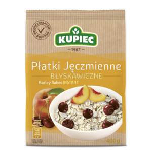KUPIEC Płatki jęczmienne błyskawiczne 400 g